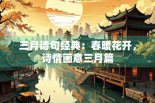 三月诗句经典：春暖花开，诗情画意三月篇