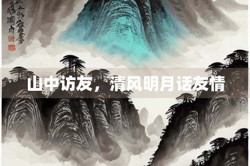 山中访友，清风明月话友情