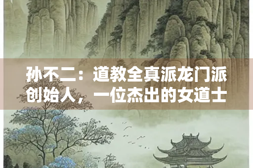 孙不二：道教全真派龙门派创始人，一位杰出的女道士