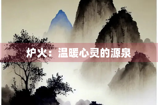 炉火：温暖心灵的源泉