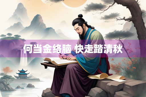 何当金络脑 快走踏清秋