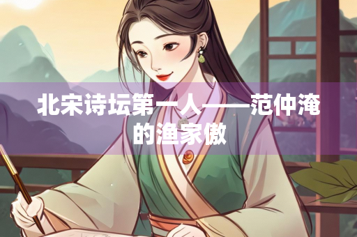 北宋诗坛第一人——范仲淹的渔家傲
