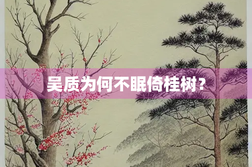 吴质为何不眠倚桂树？