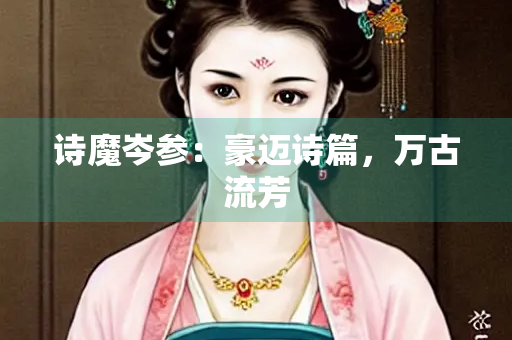 诗魔岑参：豪迈诗篇，万古流芳