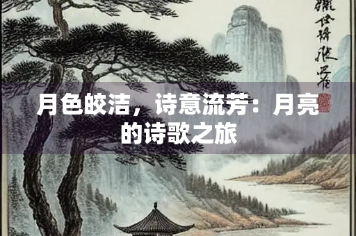 月色皎洁，诗意流芳：月亮的诗歌之旅