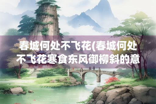 春城何处不飞花(春城何处不飞花寒食东风御柳斜的意思)