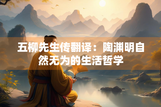 五柳先生传翻译：陶渊明自然无为的生活哲学