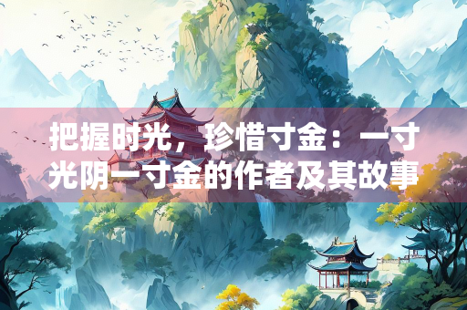 把握时光，珍惜寸金：一寸光阴一寸金的作者及其故事