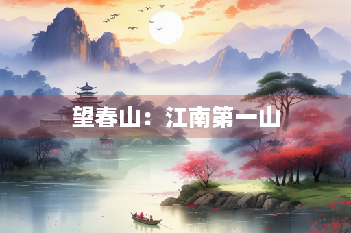 望春山：江南第一山