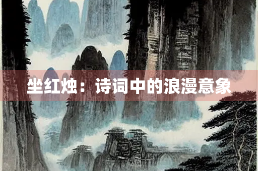 坐红烛：诗词中的浪漫意象
