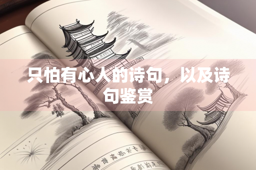 只怕有心人的诗句，以及诗句鉴赏