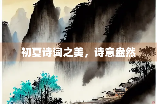 初夏诗词之美，诗意盎然