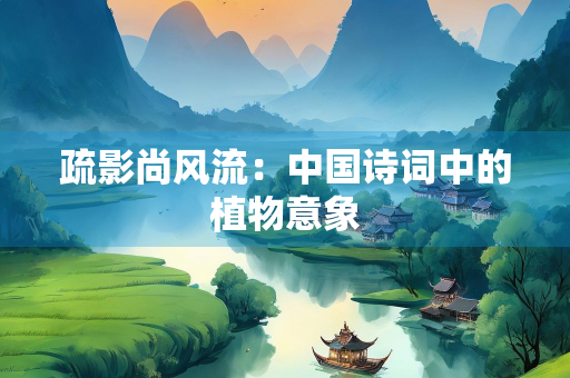疏影尚风流：中国诗词中的植物意象