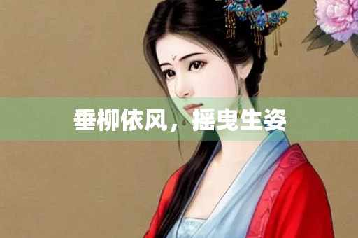 垂柳依风，摇曳生姿
