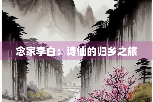 念家李白：诗仙的归乡之旅