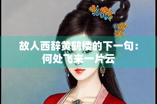 故人西辞黄鹤楼的下一句：何处飞来一片云