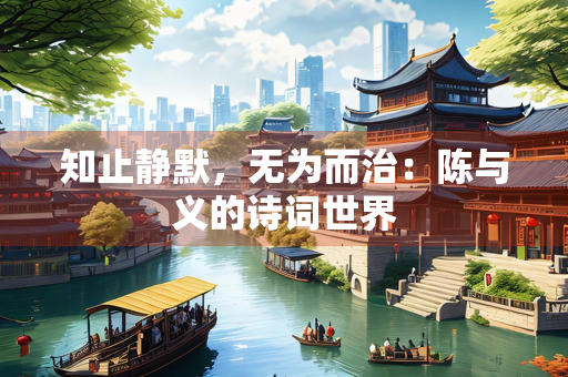知止静默，无为而治：陈与义的诗词世界
