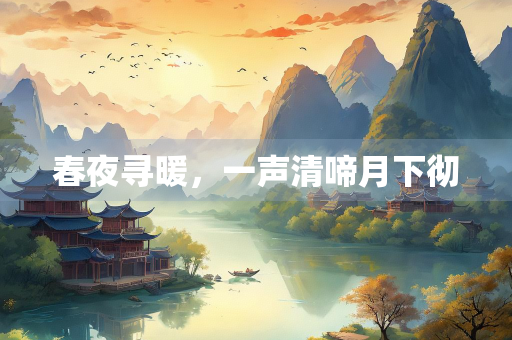 春夜寻暖，一声清啼月下彻