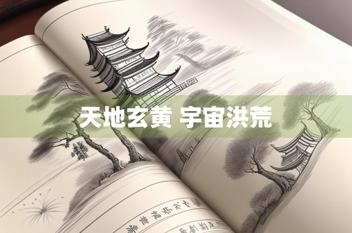 天地玄黄 宇宙洪荒