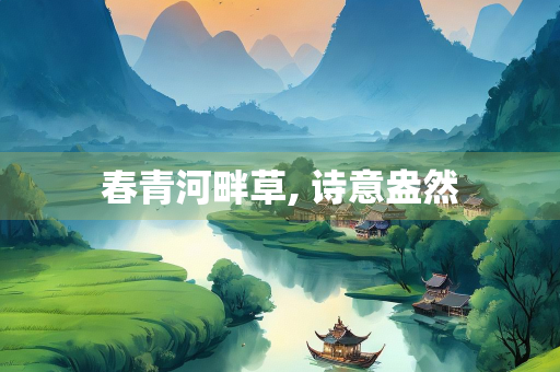 春青河畔草, 诗意盎然
