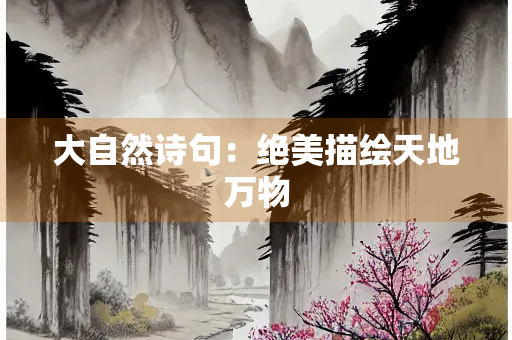 大自然诗句：绝美描绘天地万物