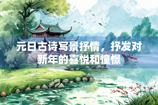 元日古诗写景抒情，抒发对新年的喜悦和憧憬