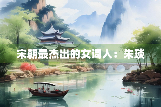 宋朝最杰出的女词人：朱琰