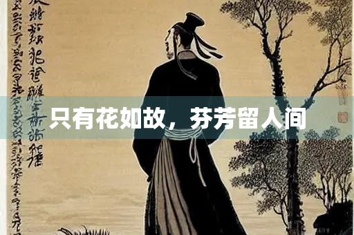 只有花如故，芬芳留人间