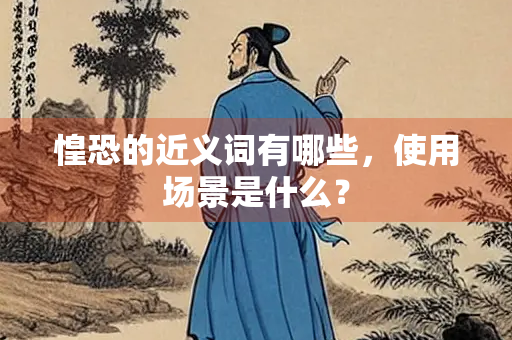 惶恐的近义词有哪些，使用场景是什么？