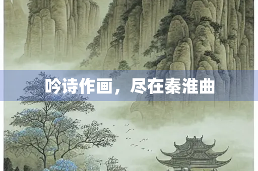 吟诗作画，尽在秦淮曲