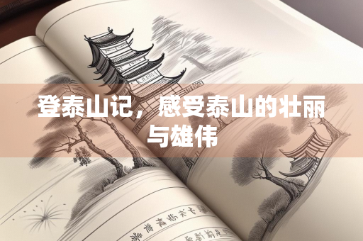 登泰山记，感受泰山的壮丽与雄伟