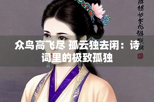 众鸟高飞尽 孤云独去闲：诗词里的极致孤独