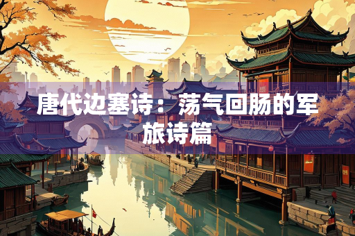 唐代边塞诗：荡气回肠的军旅诗篇