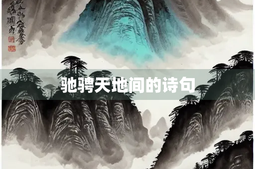 驰骋天地间的诗句