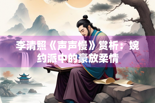 李清照《声声慢》赏析：婉约派中的豪放柔情