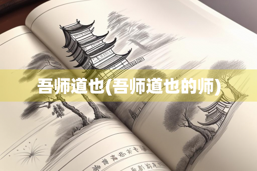 吾师道也(吾师道也的师)