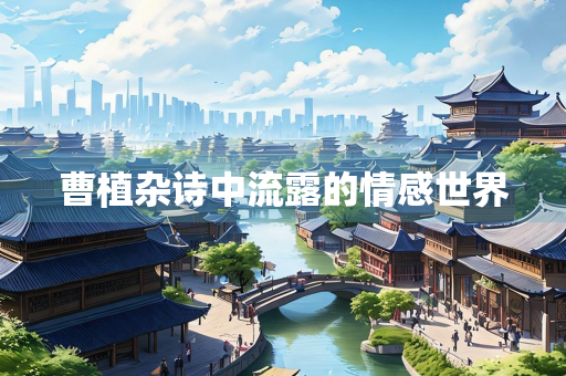 曹植杂诗中流露的情感世界
