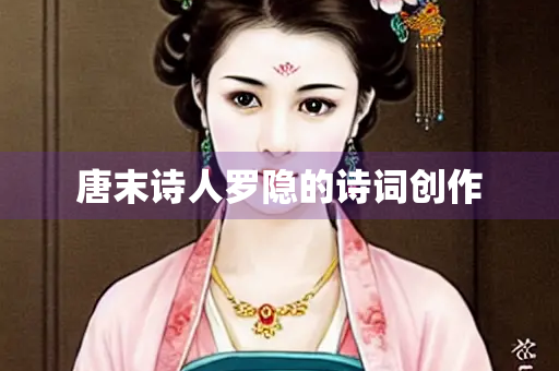 唐末诗人罗隐的诗词创作