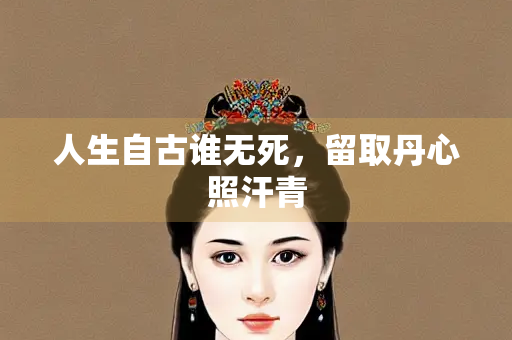 人生自古谁无死，留取丹心照汗青
