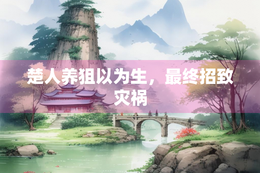 楚人养狙以为生，最终招致灾祸
