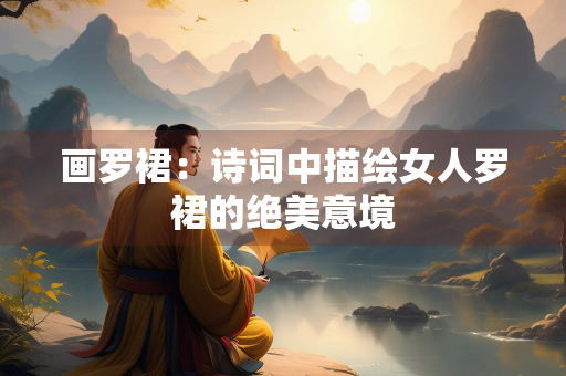 画罗裙：诗词中描绘女人罗裙的绝美意境