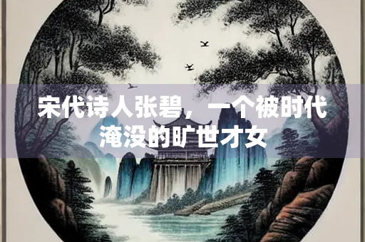 宋代诗人张碧，一个被时代淹没的旷世才女