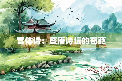 宫体诗：盛唐诗坛的奇葩