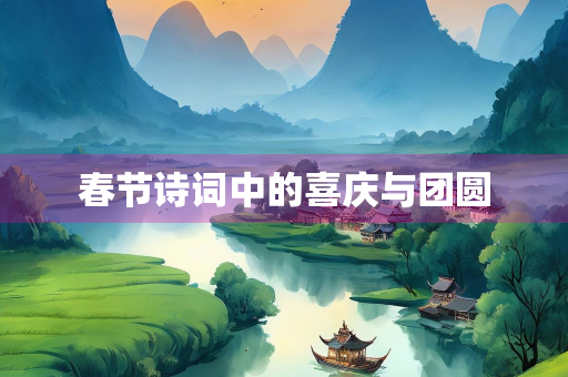 春节诗词中的喜庆与团圆