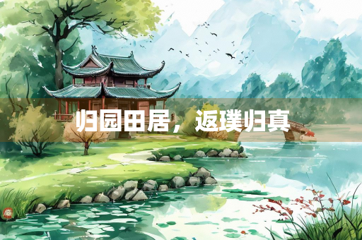 归园田居，返璞归真