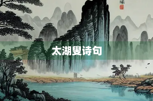 太湖叟诗句