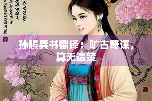孙膑兵书翻译：旷古奇谋，算无遗策