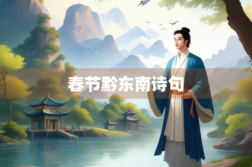 春节黔东南诗句