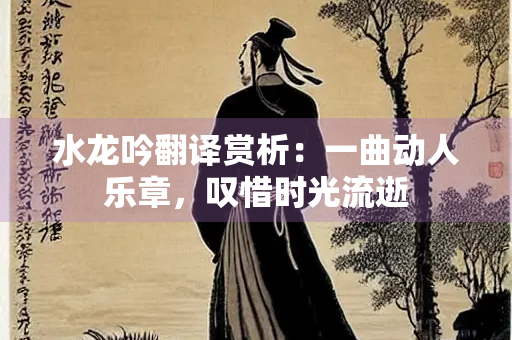 水龙吟翻译赏析：一曲动人乐章，叹惜时光流逝