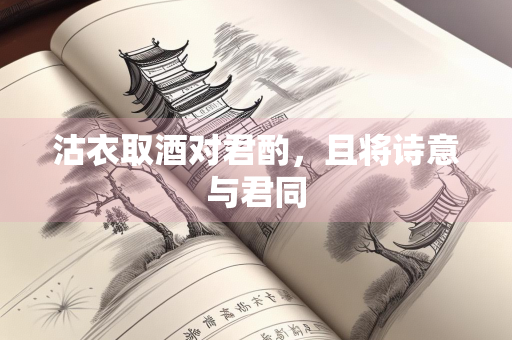 沽衣取酒对君酌，且将诗意与君同